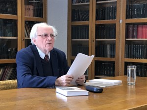 PhDr. Marián Gálik, DrSc. v Ústave svetovej literatúry SAV